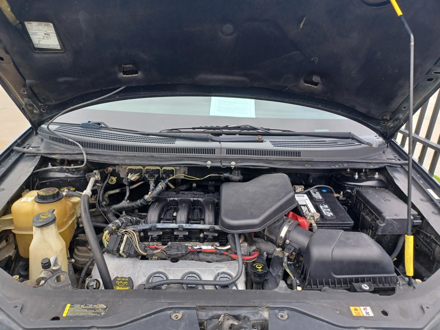 2007 GRAY /BLACK Ford Edge SEL FWD (2FMDK38C47B) with an 3.5L V6 DOHC 24V engine, 6-Speed Automatic Overdrive transmission, located at 2001 E. Lancaster, Ft. Worth, 76103, (817) 336-7000, 32.746181, -97.301018 - Photo#22